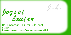 jozsef laufer business card